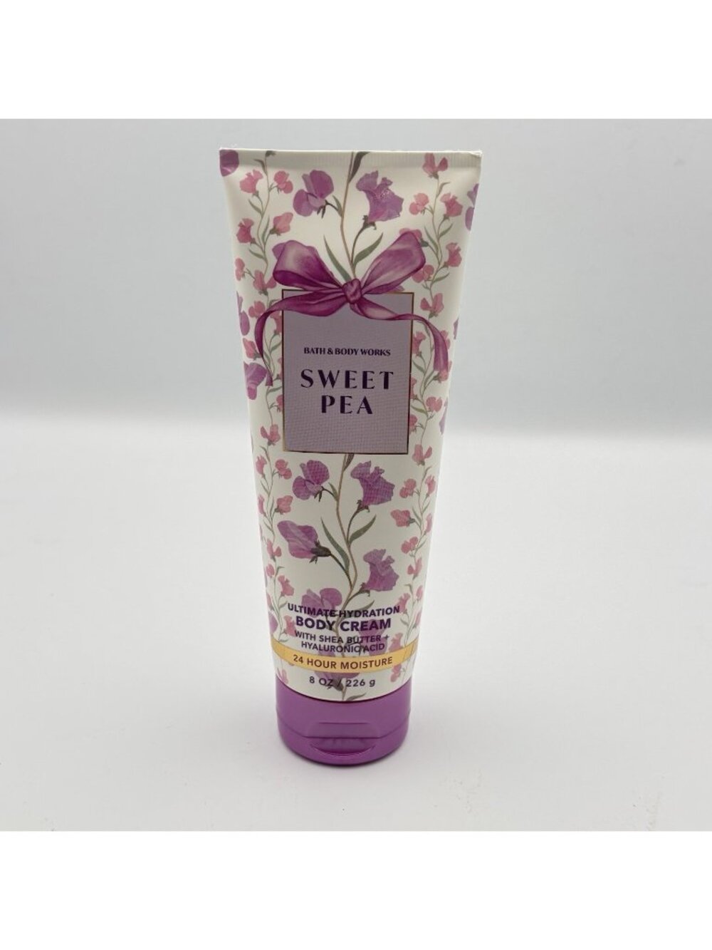Bath & Body Works Sweet Pea Ultimate Hydration Body Cream 8 oz Raspberry Pear